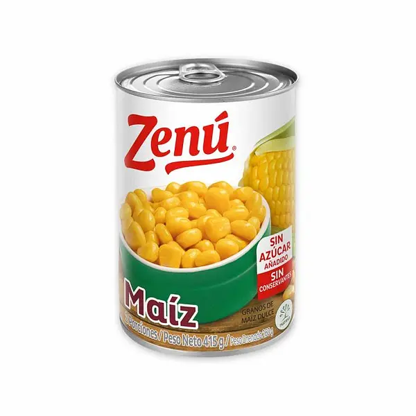 MAIZ DULCE ZENU*415GR