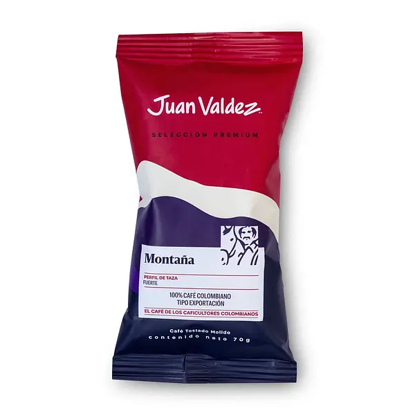 CAFE MOLIDO MONTAÑA JUAN VALDEZ*70G