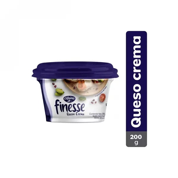 QUESO CREMA FINESSE ALPINA *200GR