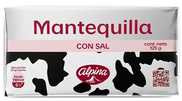 MANTEQUILLA SAL ALPINA *125GR