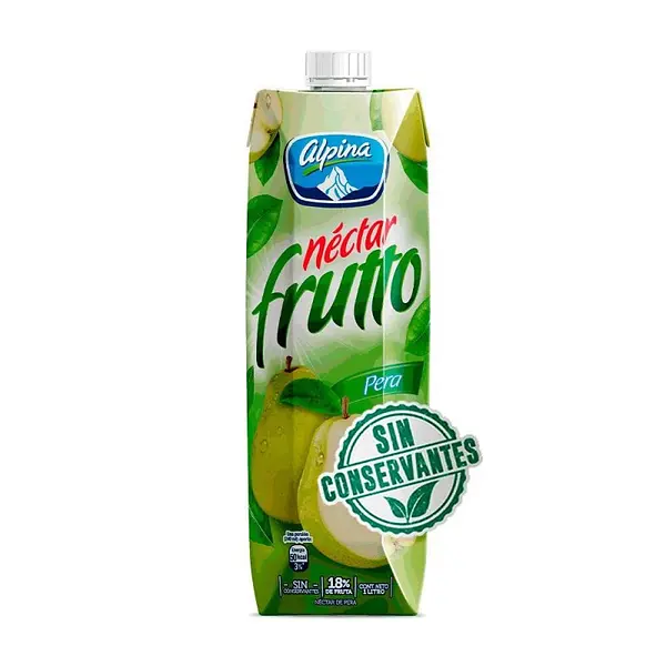 JUGO NECTAR PERA FRUTTO ALPINA*1000ML