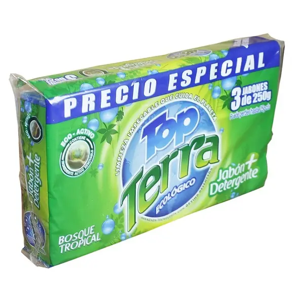 JABON BARRA TOP TERRA *3U*250G