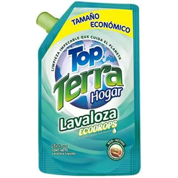 JABON LIQUIDO LOZA TOP TERRA*500ML