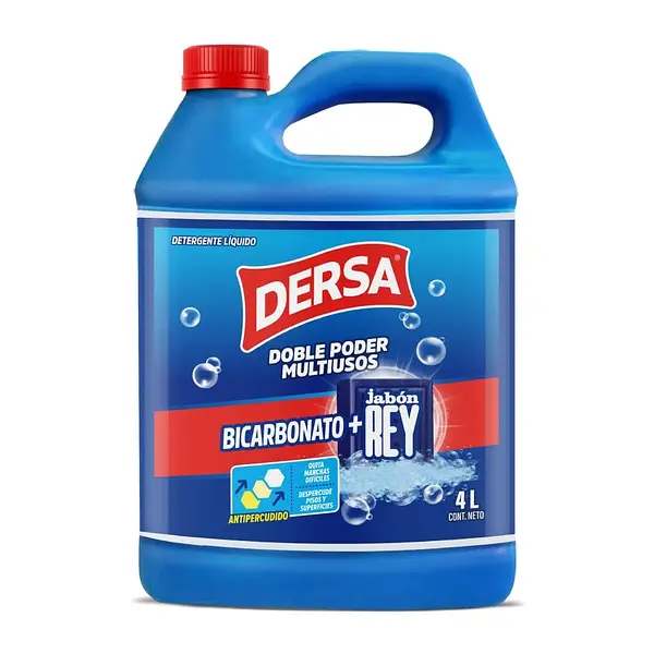 DETERGENTE LIQUIDO REY DERSA *4 LT
