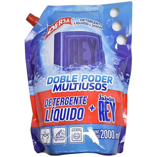 DETERGENTE LIQUIDO REY DERSA *2000 ML