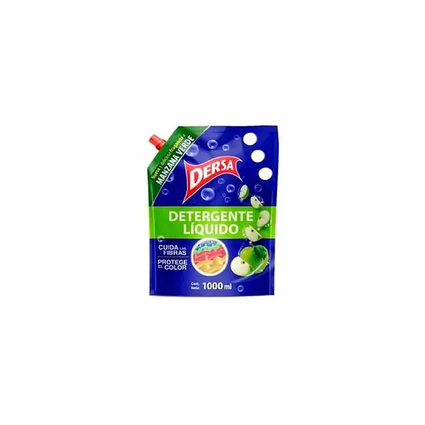 DETERGENTE LIQUIDO MANZANA DERSA*1000mL