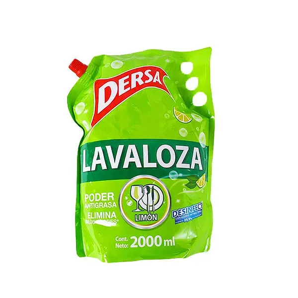 JABON LIQUIDO LOZA LIMON DERSA*2000ML