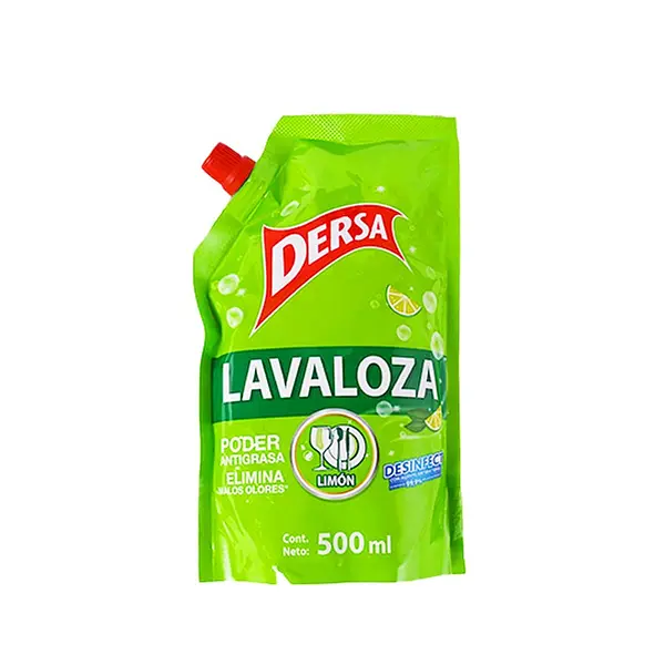 JABON LIQUIDO LOZA LIMON DERSA*500ML