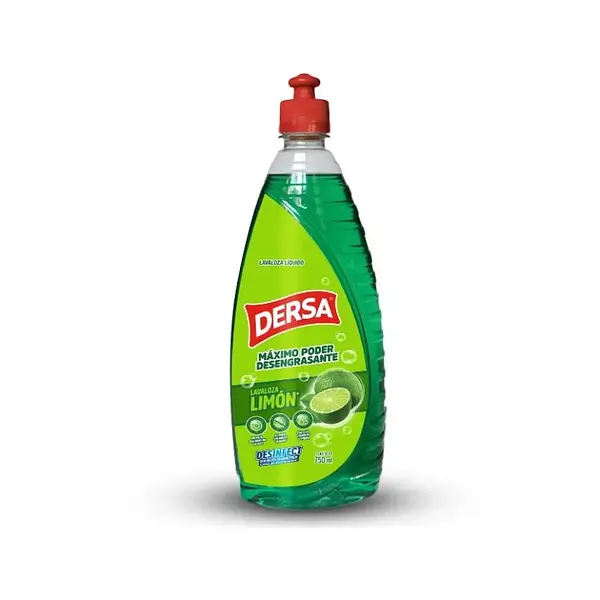 JABON LIQUIDO LOZA LIMON DERSA*750ML