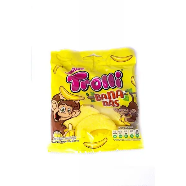GOMA BANANAS GRISSLY*60G