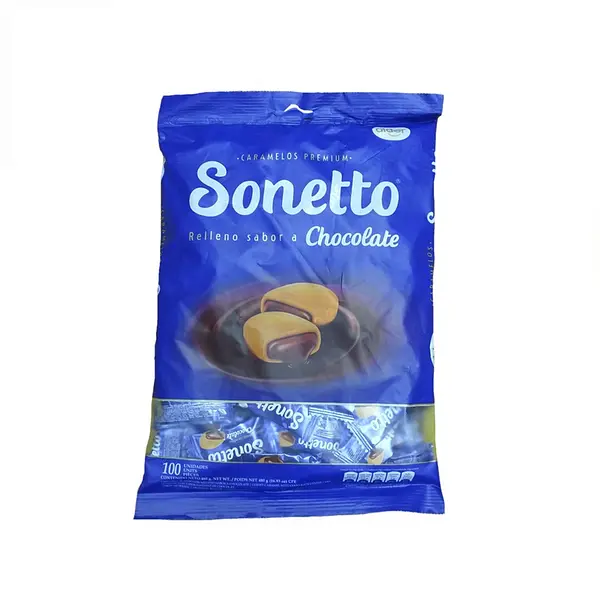 CARAMELO RELLENO CHOCO SONETO *100 UND