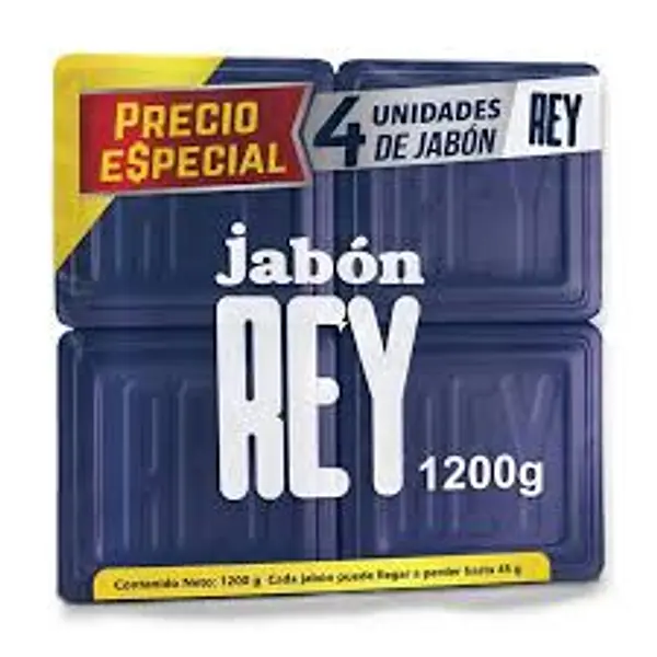 JABON BARRA DERSA REY*4U*300G