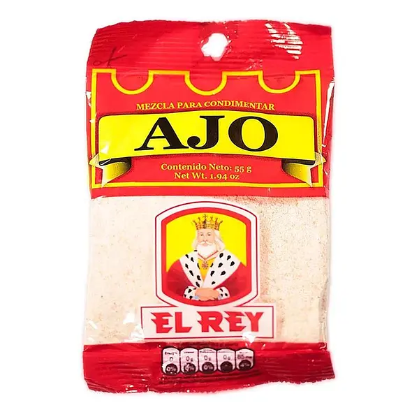 CONDIMENTO AJO EL REY*14G