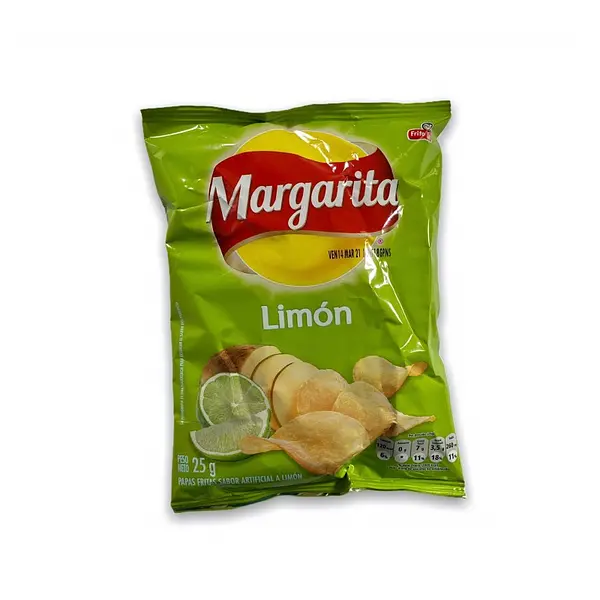 SNACK PAPA LIMON MARGARITA*25GR