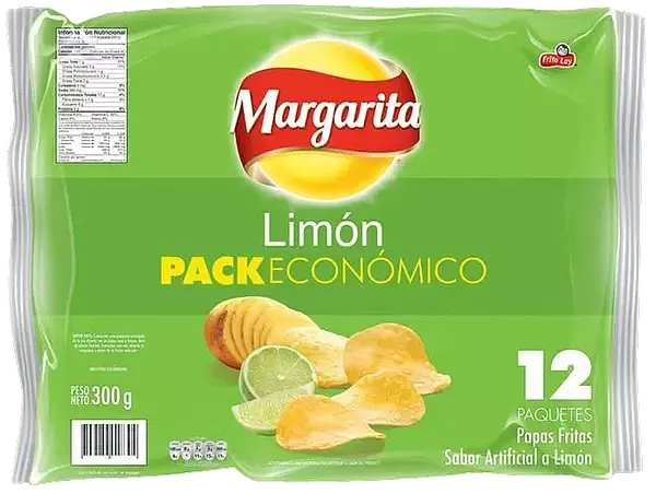 SNACK PAPA LIMON MARGARITA*12U