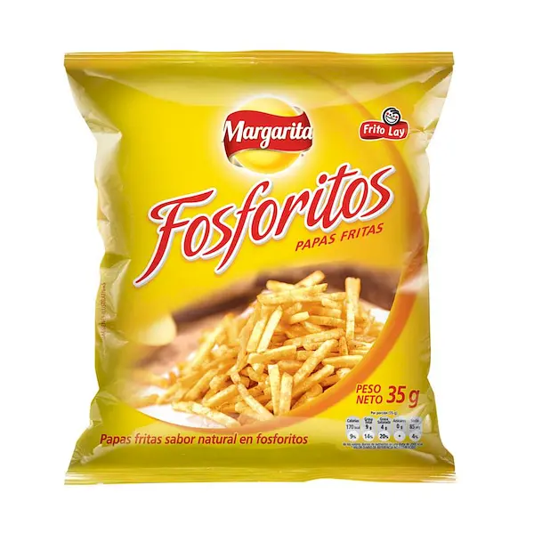 SNACK PAPA FOSFORITO MARGARITA *35G