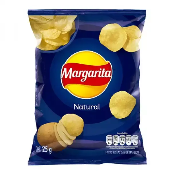 SNACK PAPA MARGARITA NATURAL*25GR