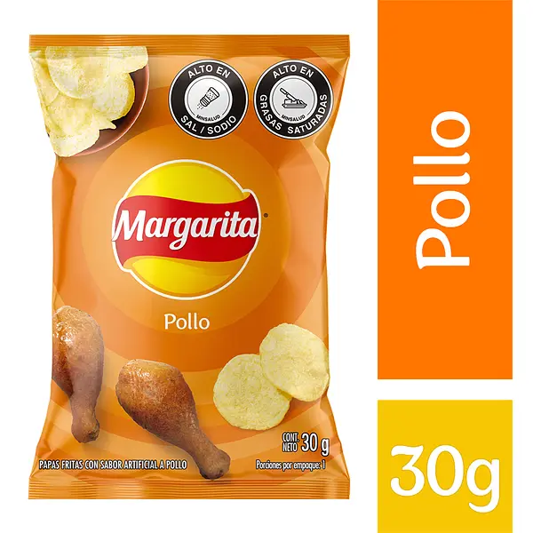SNACK PAPA POLLO MARGARITA *30GR
