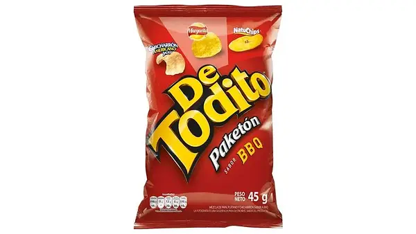 SNACK DETODITO PAQUETON BBQ*45G