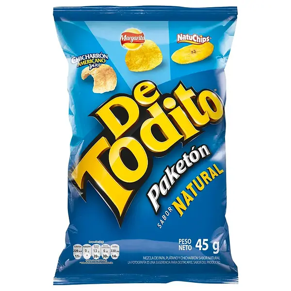 SNACK DETODITO NATURAL*45GR
