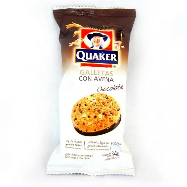 GALLETA CHOCOLATE QUAKER*34GR