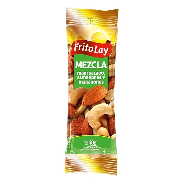 SNACK MANI ALMENDRAS FRITOLAY *40 GR