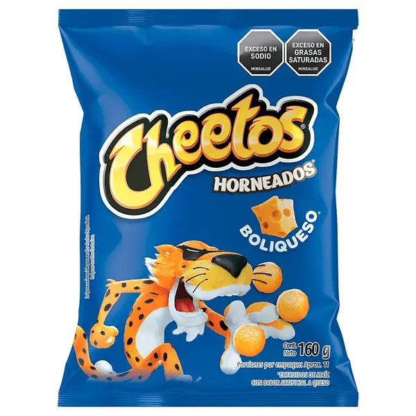 SNACK CHEETOS MAXI NATURAL PEPSICO*160GR