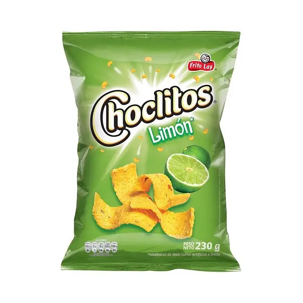 SNACK CHOCLITOS LIMON *230 GR