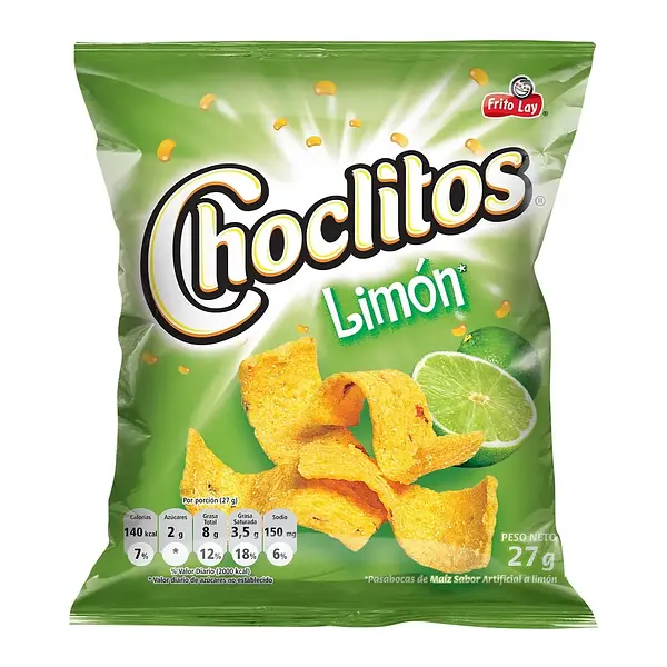 SNACK CHOCLITOS LIMON *27 GR
