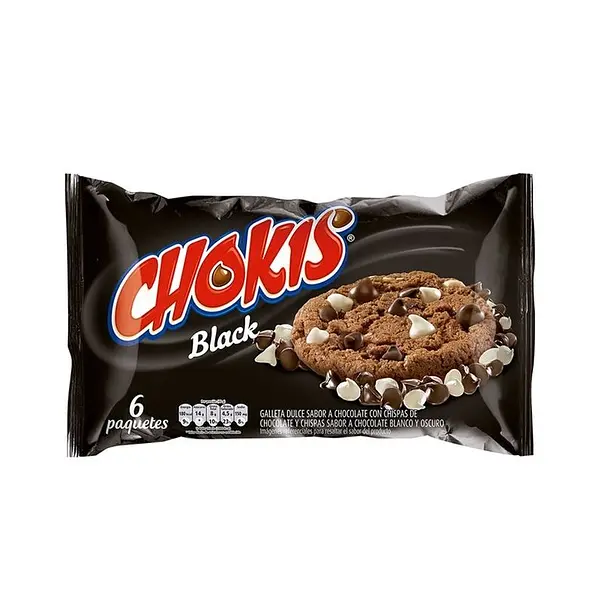GALLETA BLACK CHOKIS*6U