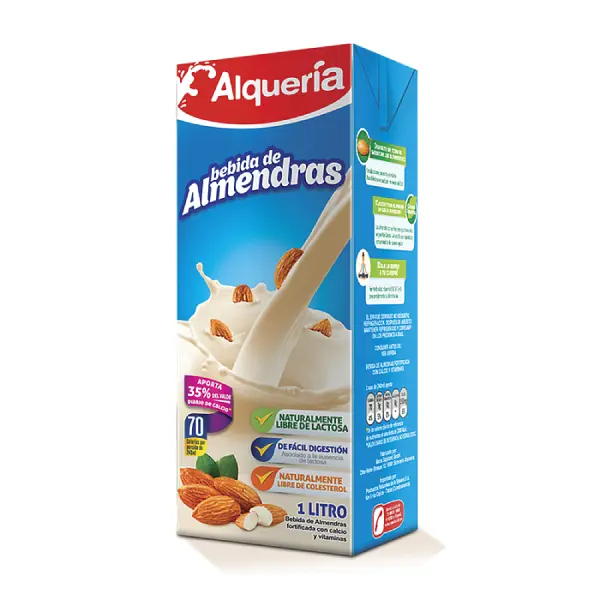LECHE LIQUIDA ALMENDRA ALQUERIA * 1L