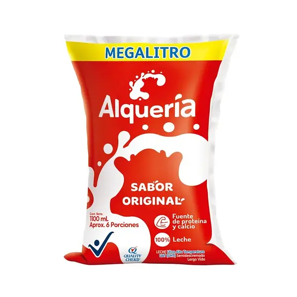 LECHE LIQUIDA ENTERA ALQUERIA*1.1L