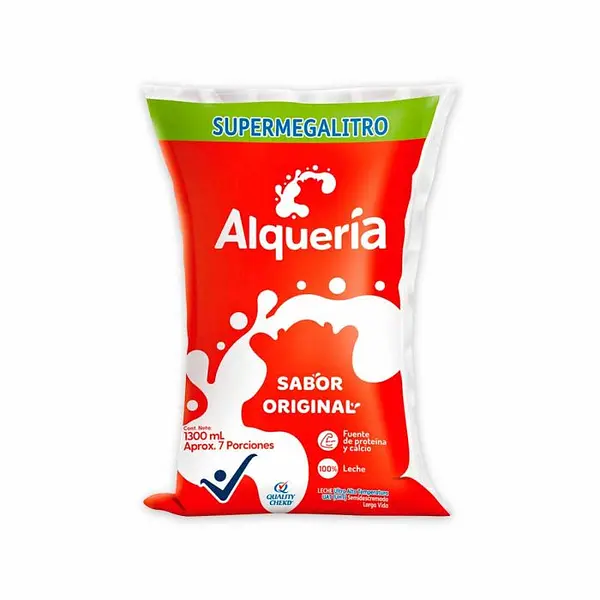 LECHE LIQUIDA ENTERA ALQUERIA*1.3L