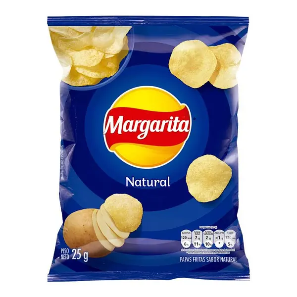 SNACK PAPA NATURAL MARGARITA *25 GR