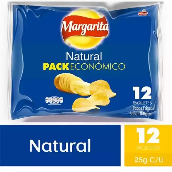 SNACK PAPA NATURAL MARGARITA *12