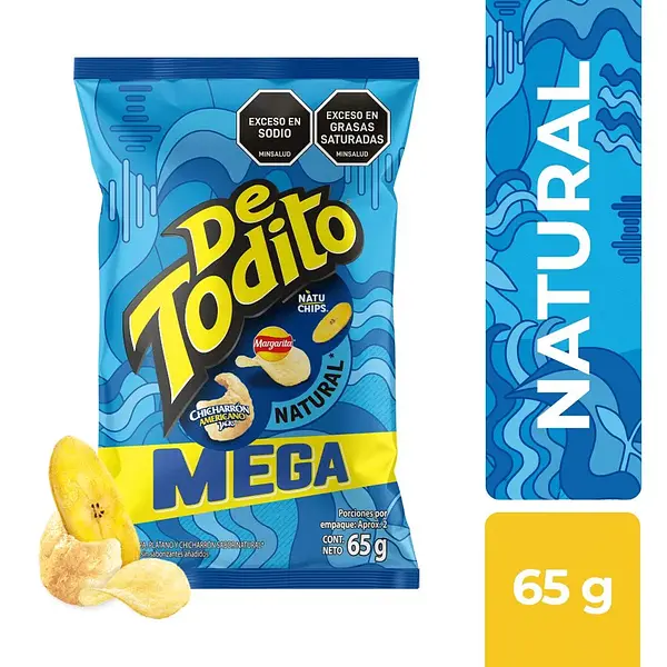 SNACK DETODITO NATURAL*65GR