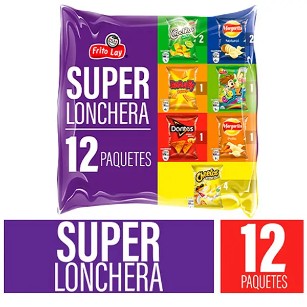 SNACK LONCHERA SURTIDA FRITO LAY*12U