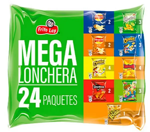 SNACK LONCHERA SURTIDA FRITO LAY *24U