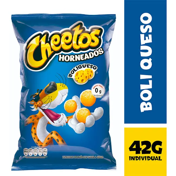 SNACK CHEETOS BOLIQUESO PEPSICO*42G