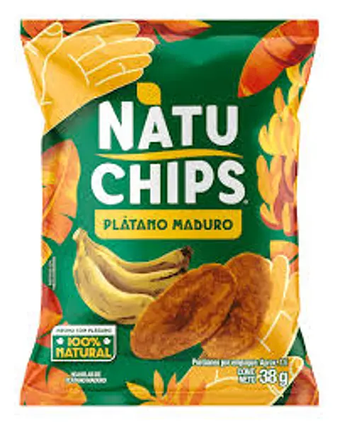 SNACK PLATANO MADURO NATUCHIPS *38 G