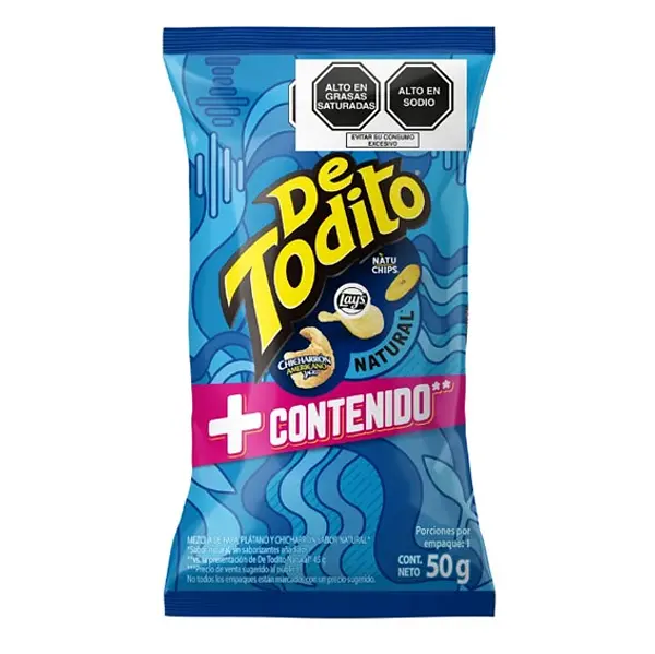 SNACK DETODITO NATURAL*50GR