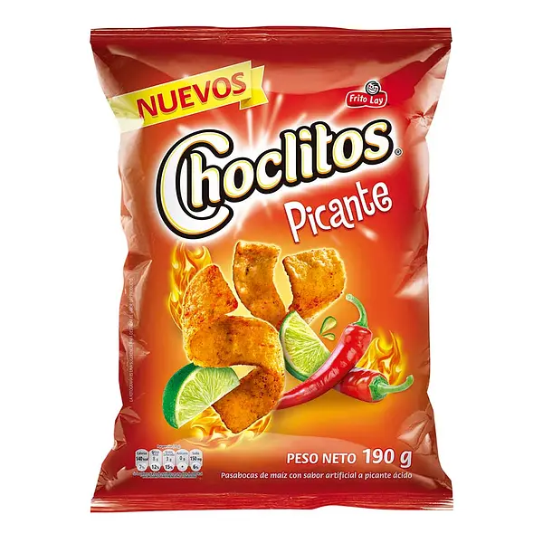SNACK CHOCLITOS PICANTE*190GR