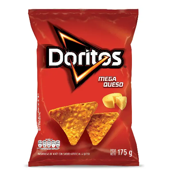 SNACK DORITOS MEGA QUESO *175 GR