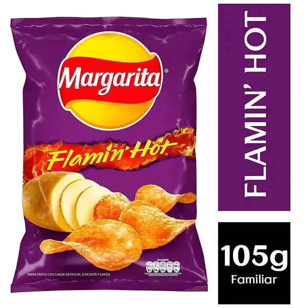 SNACK PAPA FLAMIN HOT MARGARITA * 105G