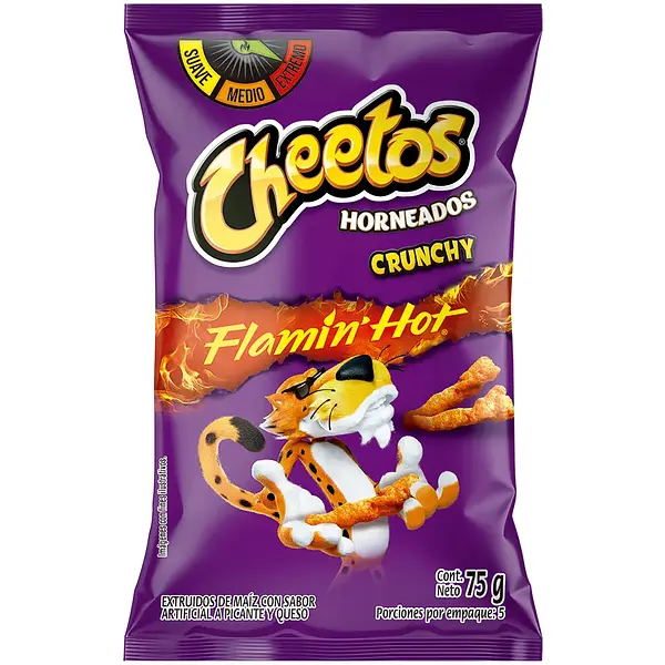 SNACK CHEETOS FLAMIN HOT PEPSICO*75 G