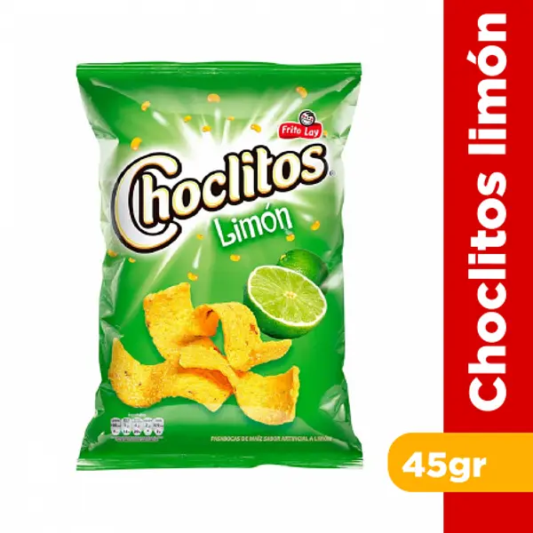 SNACK CHOCLITOS LIMON*45GR