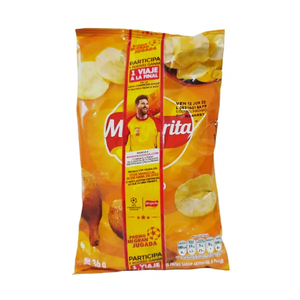 SNACK PAPA POLLO MARGARITA *36GR