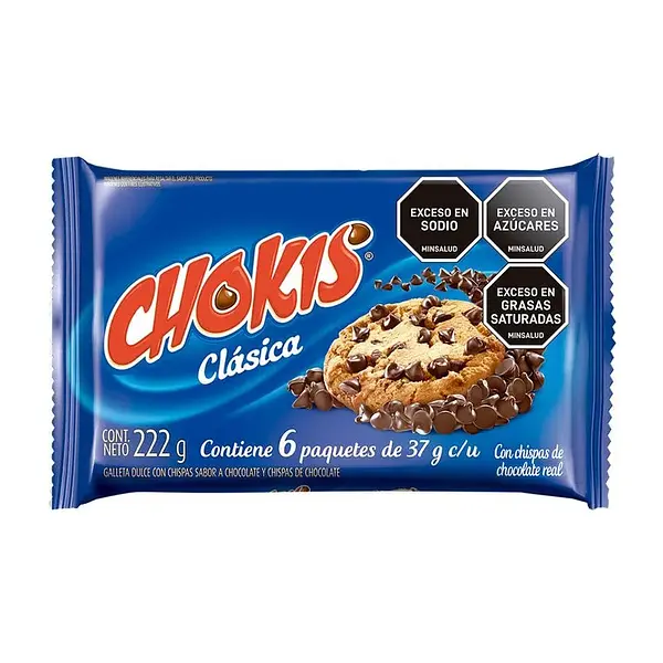 GALLETA CLASICA CHOKIS*222G*6U
