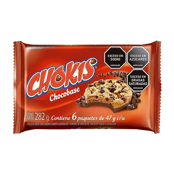 GALLETA CHOCOBASE CHOKIS*6U