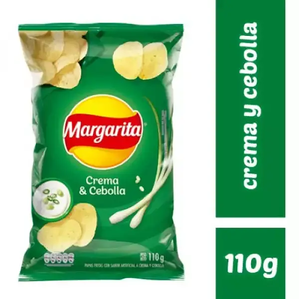 SNACK PAPA CREMA CEBOLLA MARGARITA*110G